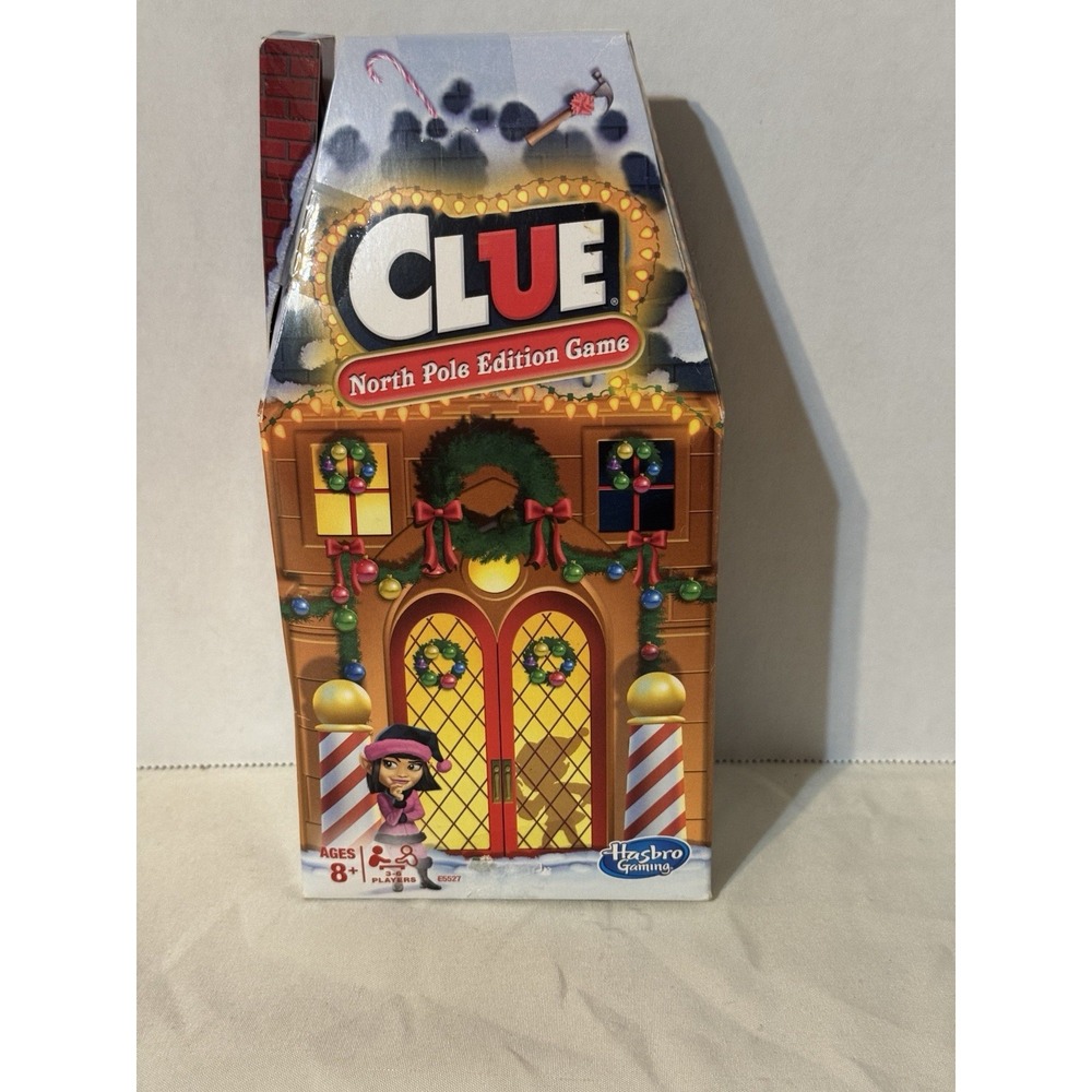 Hasbro Gaming Clue: North Pole Holiday Edition Board Game NEW